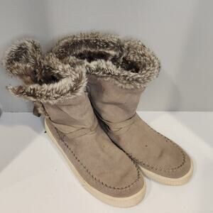 Toms Womens Vista Boot Western Tribal Eclectic Neutral Fall Bootie - Size 9